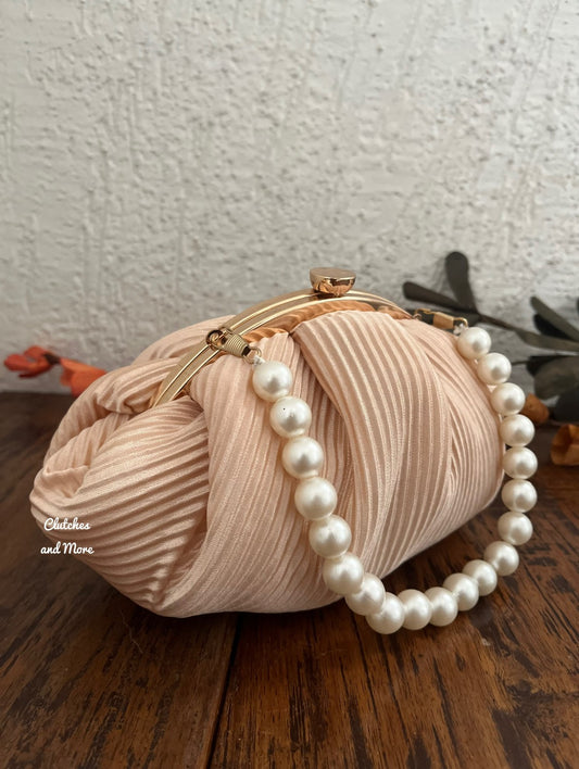 Crush Batua bag Peach