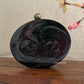 Moonstone Royal Resin Clutch Black