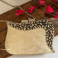 Mehbooba Mother of Pearl Clutch White Silver