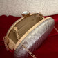 Criss Cross Capsule Bag Gunmetal