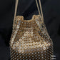 Gold Bucket Bag