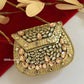 Kasika Kundan Brass Clutch Mini