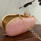 Aarohi Peach Capsule Clutch