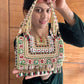 Luxe Multicolored Beaded Flap Bag