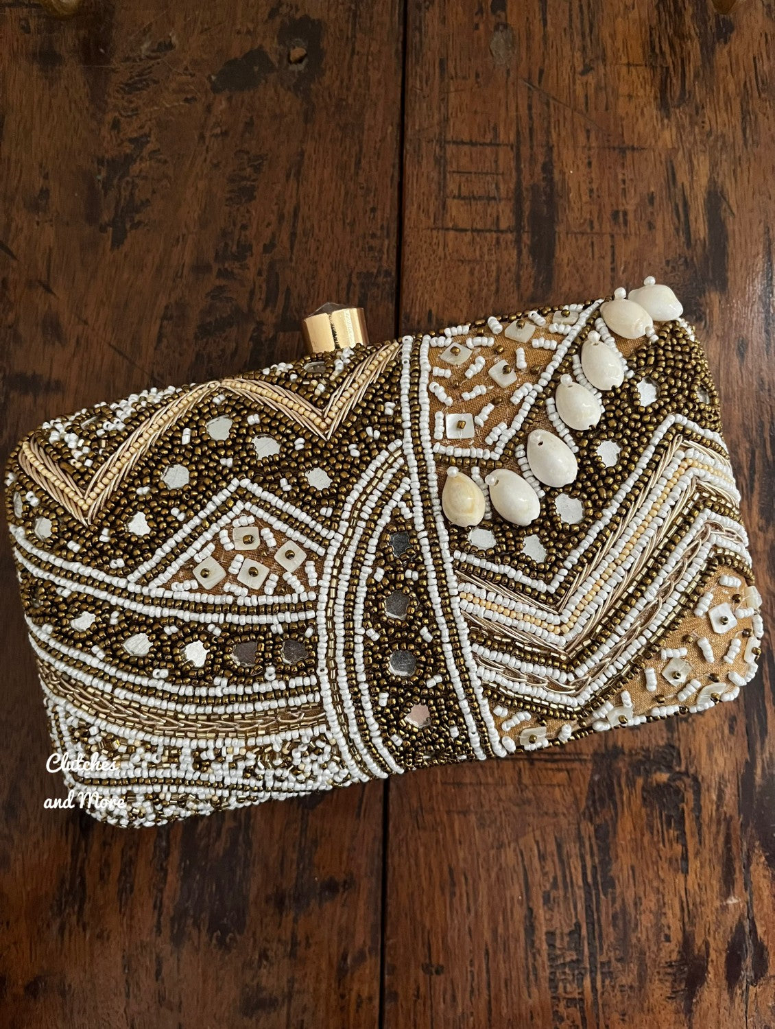 The Boho Shell Clutch