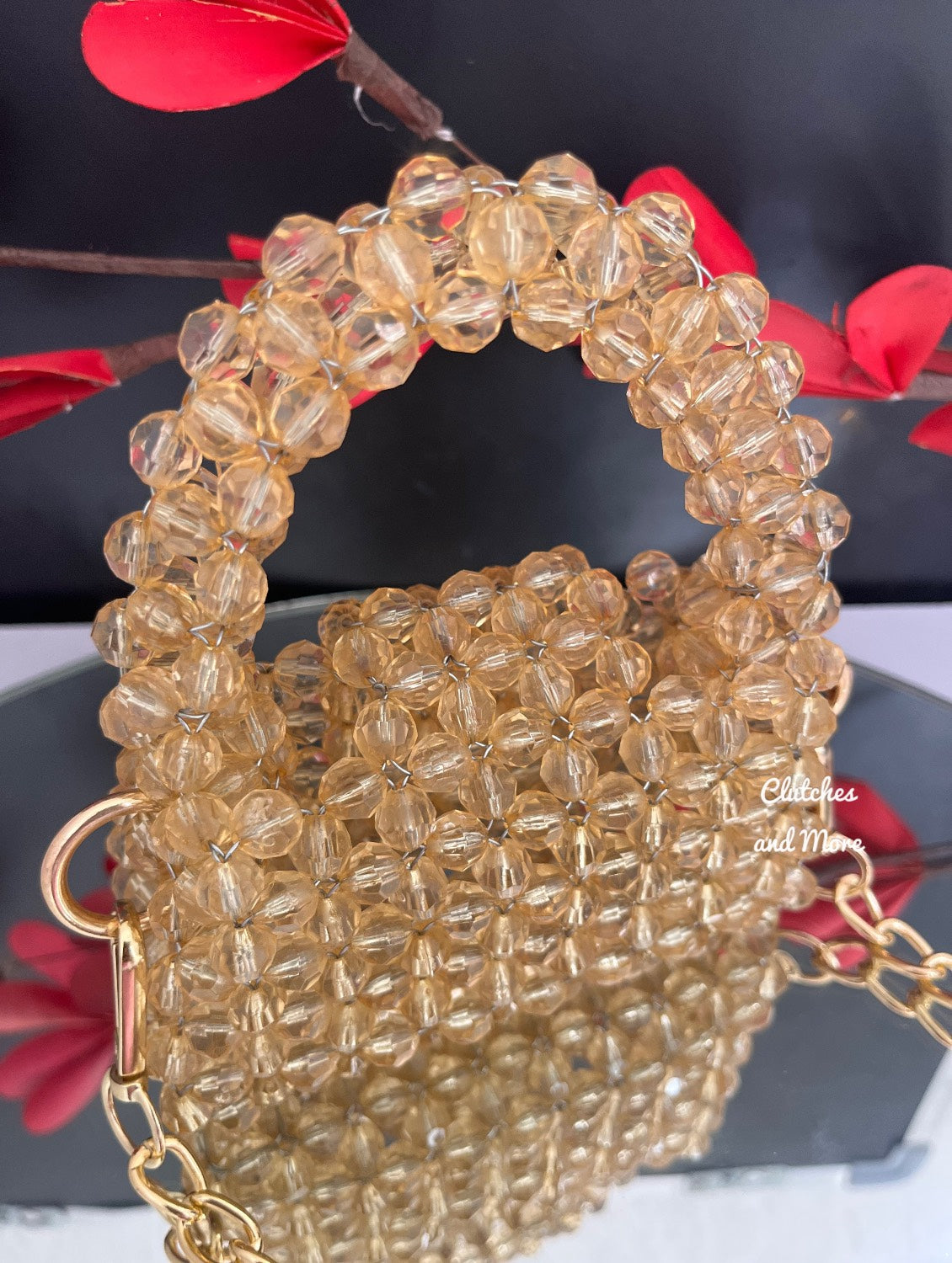 Mini Crystal Sling Gold