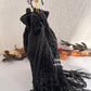 Black Long tassle potli