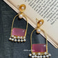 Gulnaaz Earrings Pink