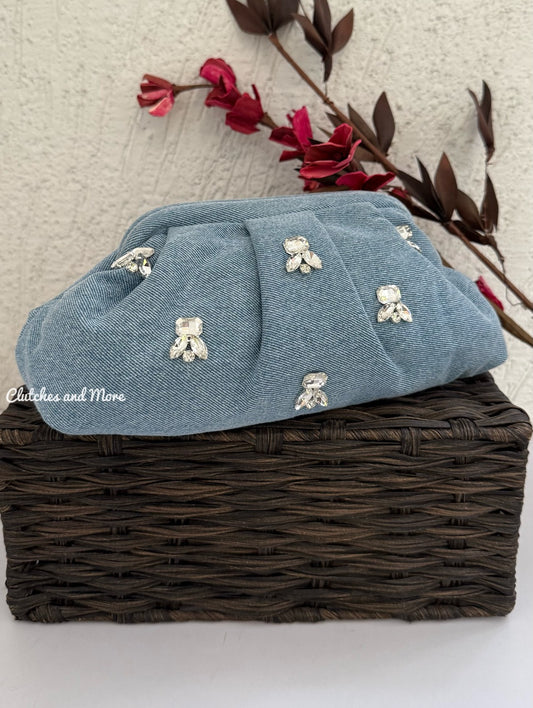 Denim Cloud Bag Light Blue