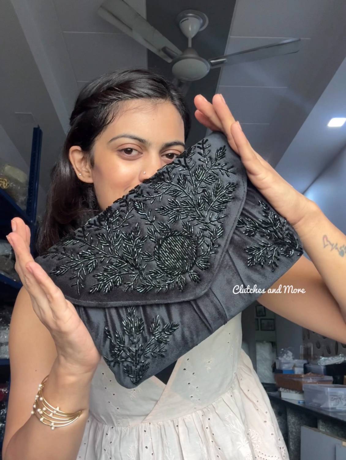 Eden Envelope Bag Black