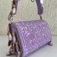 Mirror Flap Bag Lavender