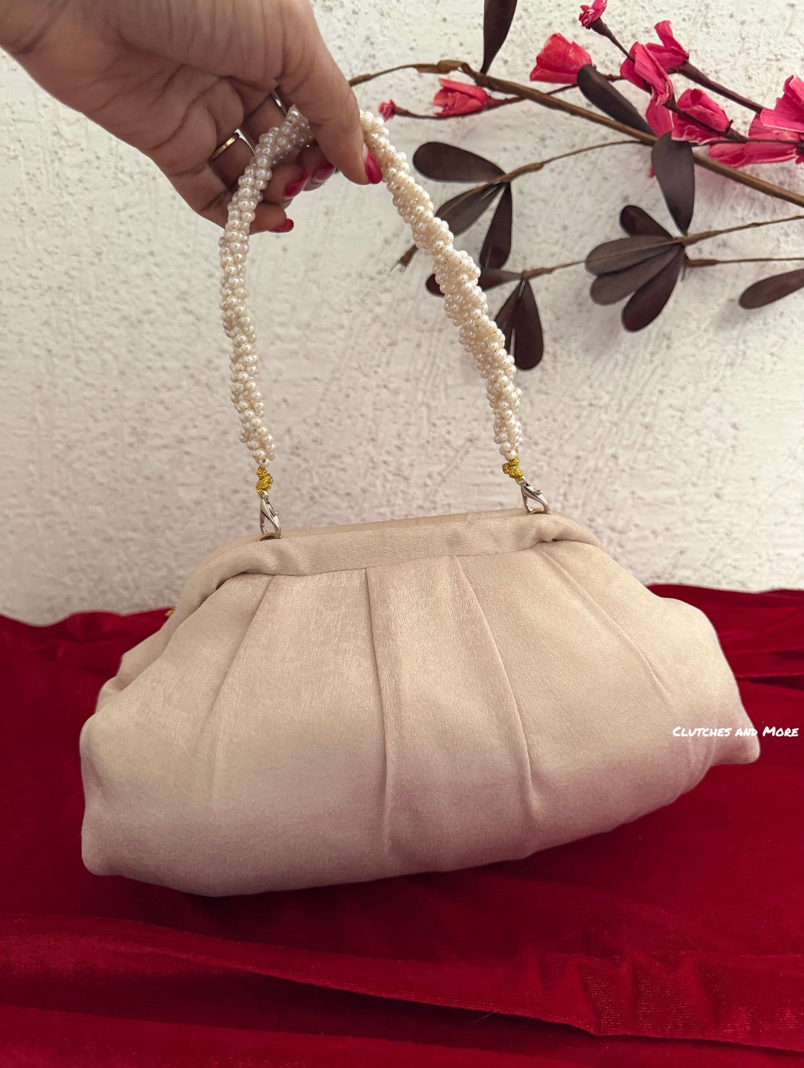 Kundan Batua Bag Light Gold