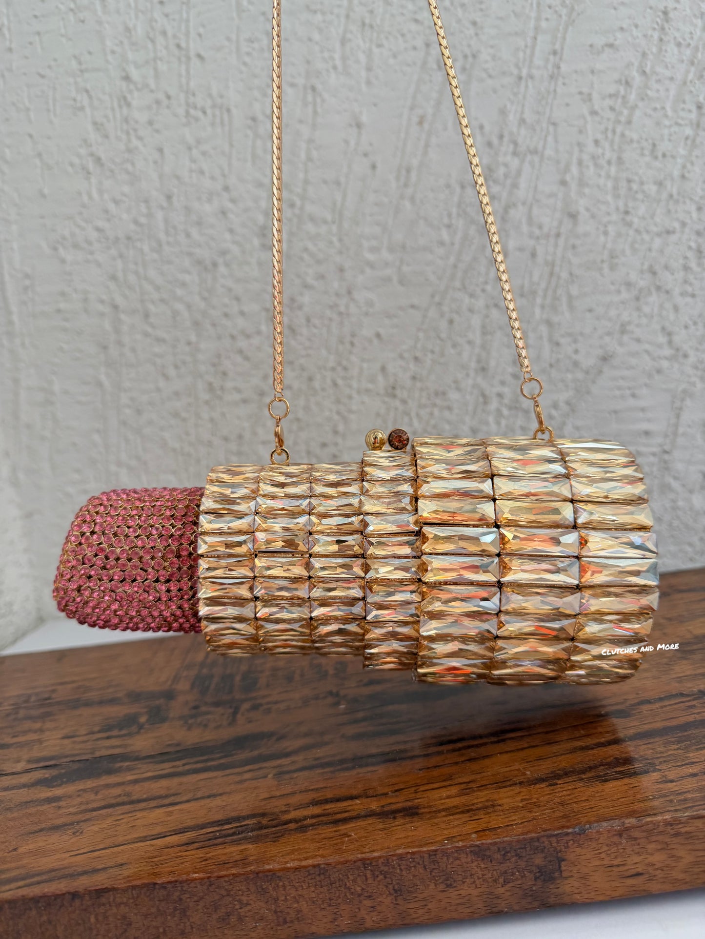 Premium Crystal Lipstick Clutch