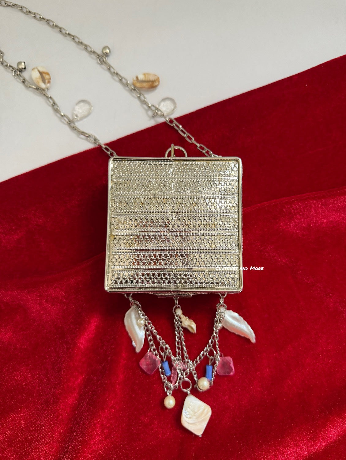 Brass Mother of pearl for wedding India - Clutches and more