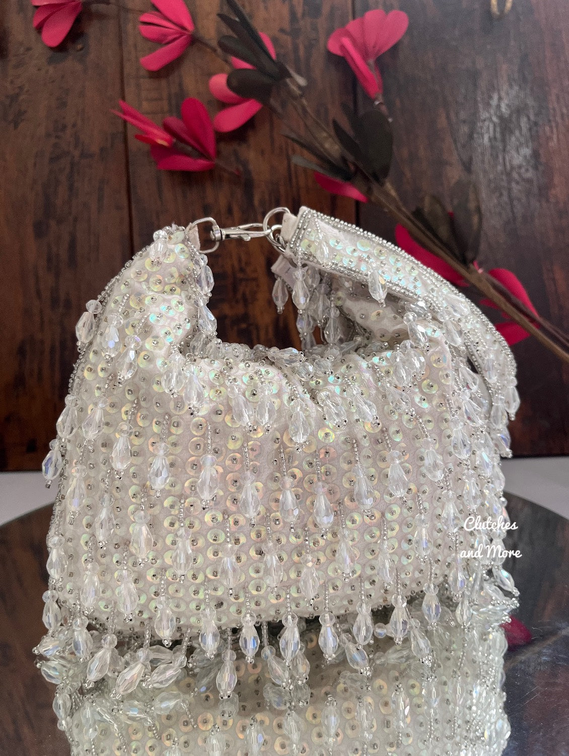 The Bagwati - Crystal Moon Bag White