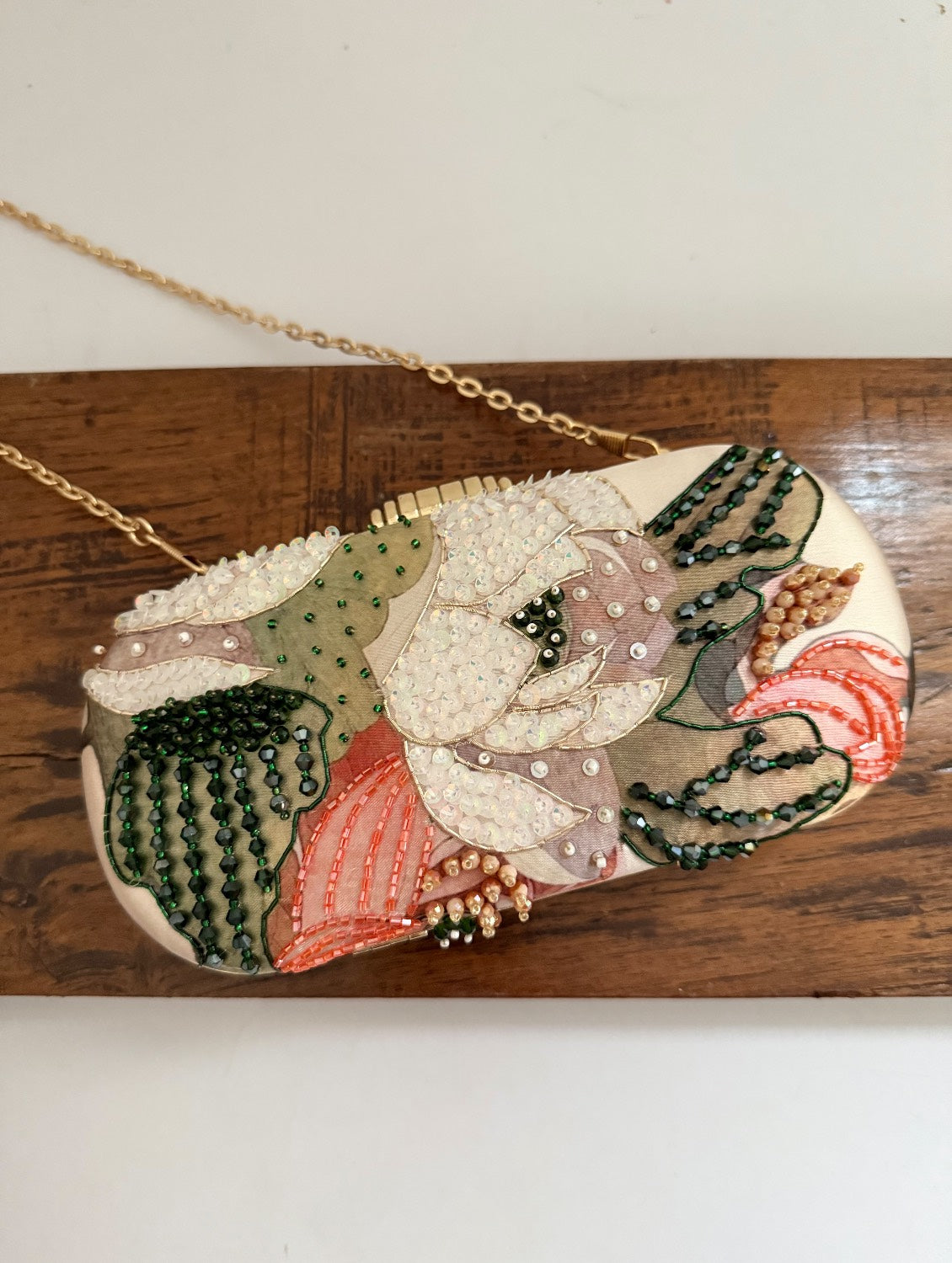 Poppy Floral Capsule Clutch Multi Shade