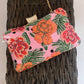 Poppy Pink multi Floral Clutch