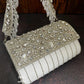 Premium Stone studded White Bag