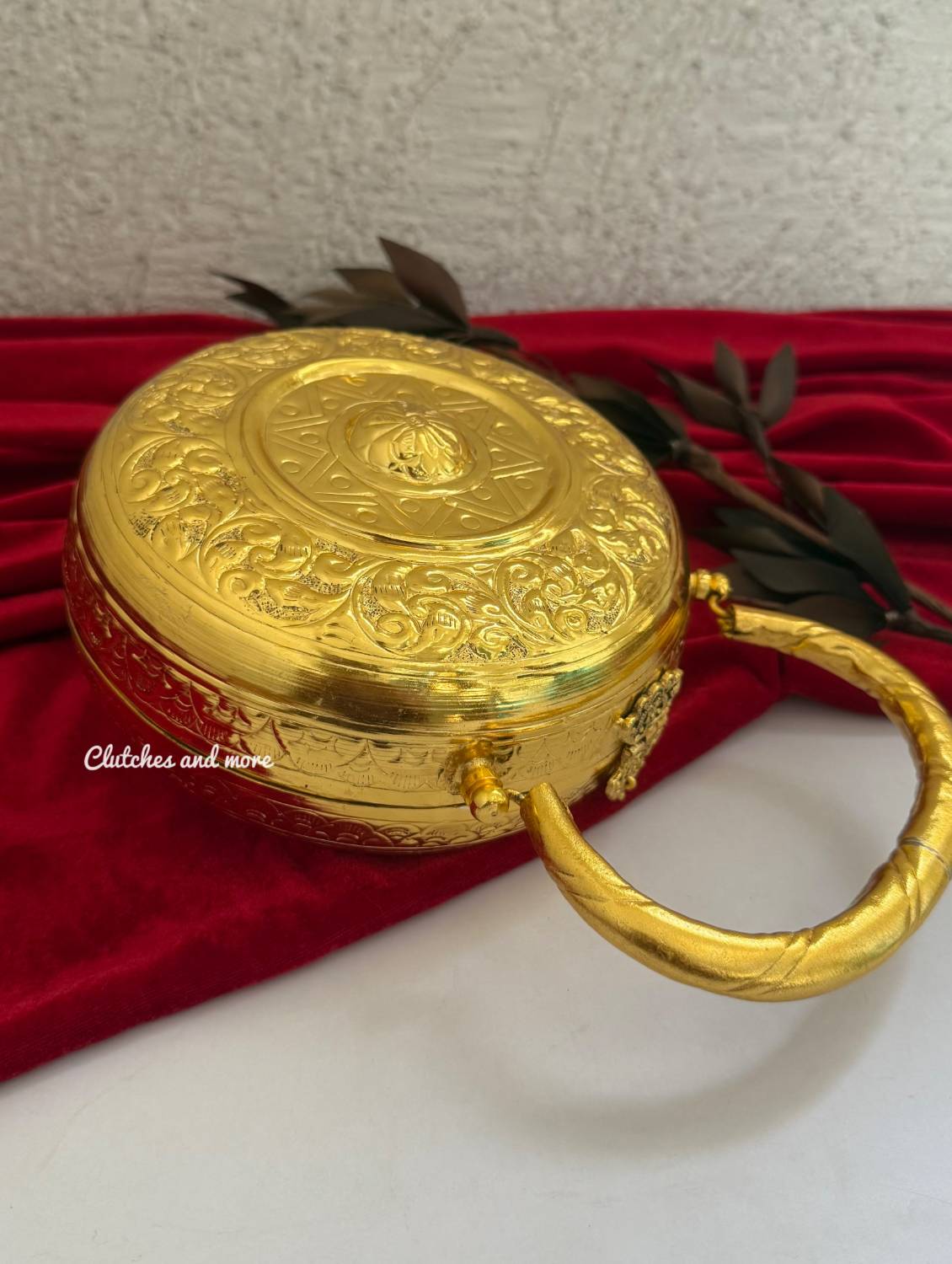 Brass Chakra Gold Bag