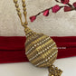 Mini Metal Potli Bag Dark Gold