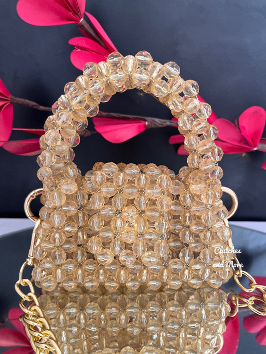 Mini Crystal Sling Gold