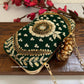 Green Ethnic Clutch