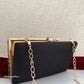 Black Shimmer Party Clutch