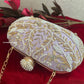 Aarohi Lavender Capsule clutch