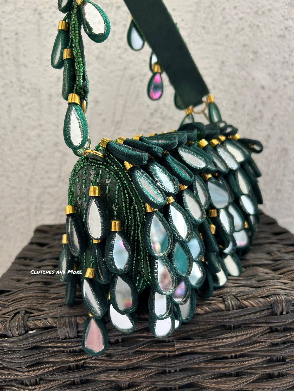 Mirror Flap Bag Green