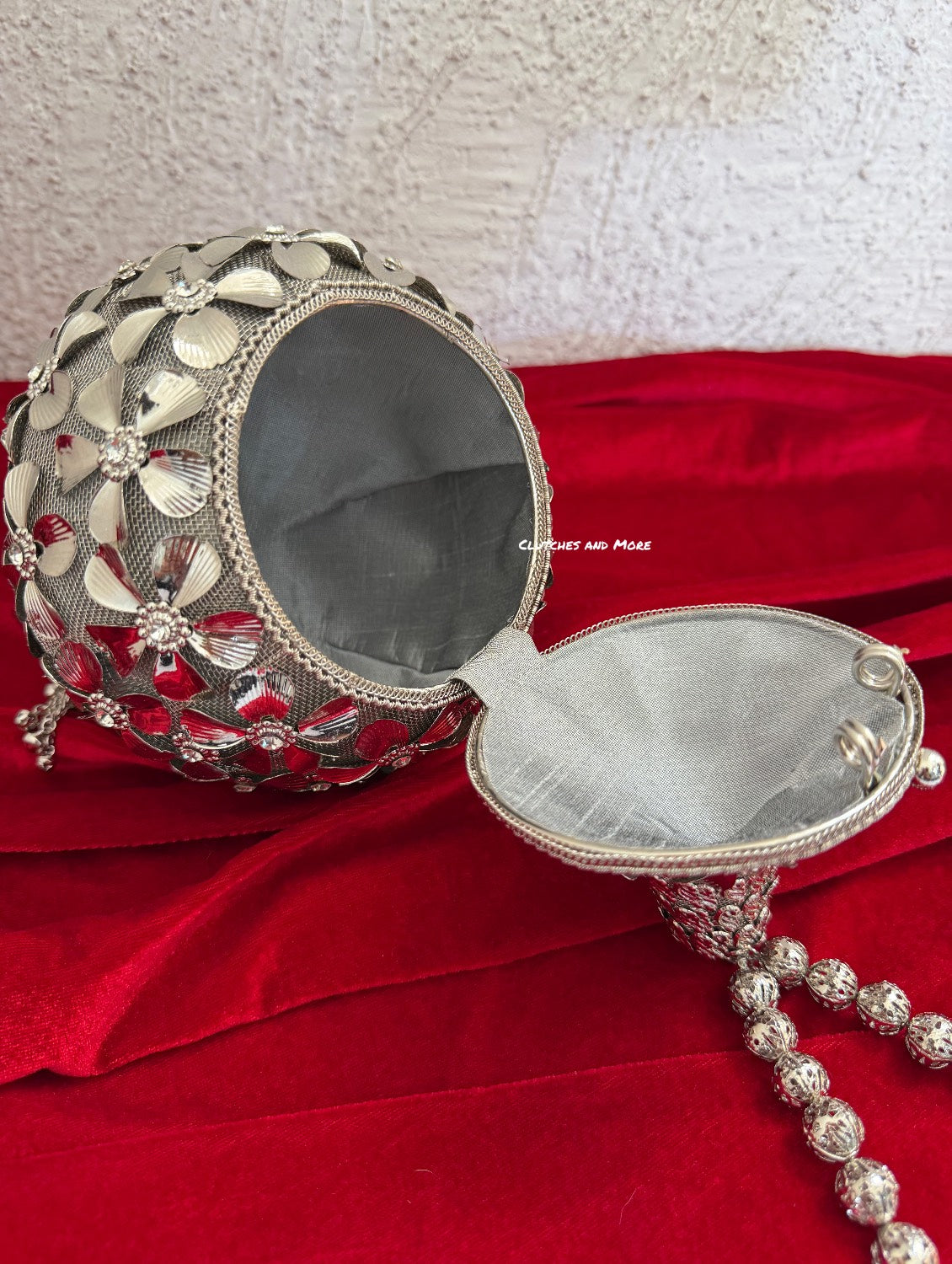 Metal Silver Potli Bag (Big Size)