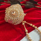 Mini Metal Potli Bag Rose Gold