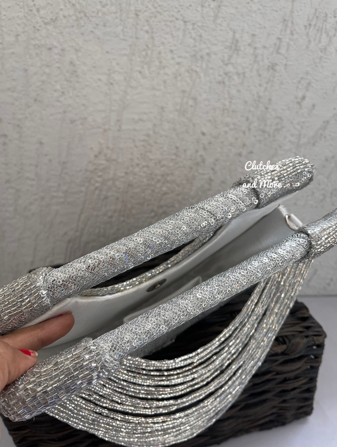 Mahira Moon Bag Silver