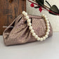 Cloud Bag Metallic Gunmetal