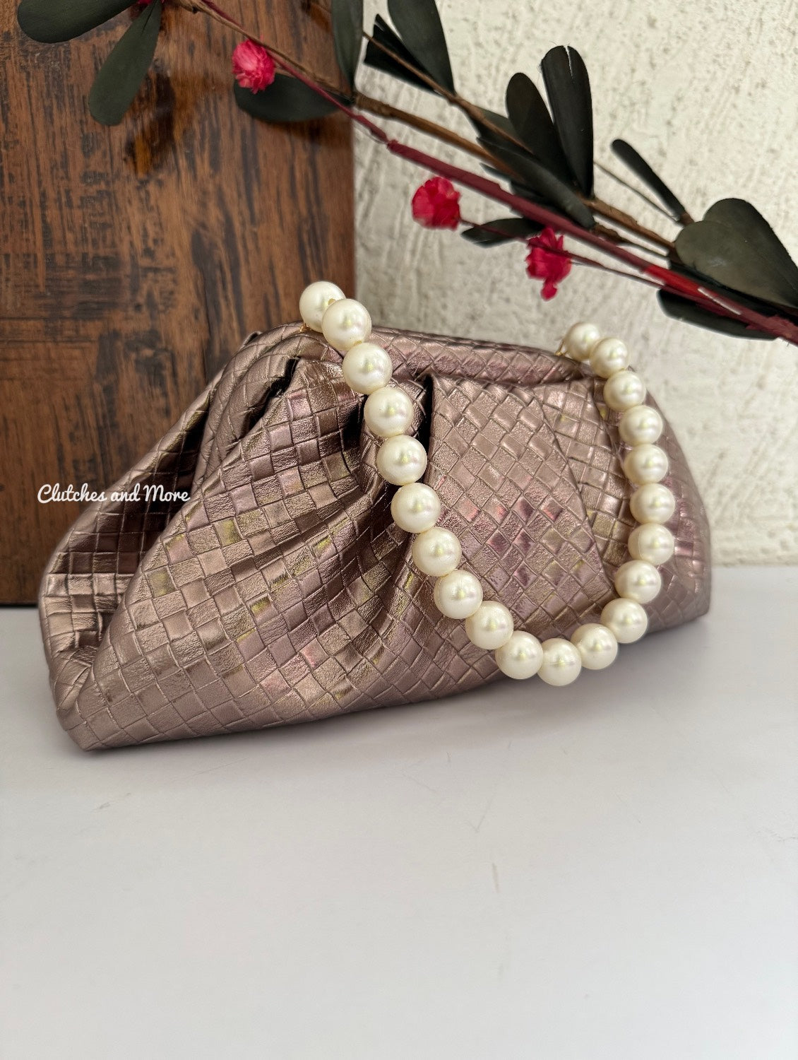 Cloud Bag Metallic Gunmetal