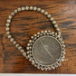 Mini Metal Round Ghunghroo Bag Silver