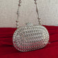 Mini Metal Capsule Bag Silver