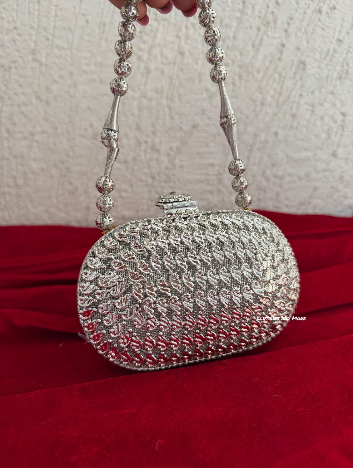 Mini Metal Capsule Bag Silver
