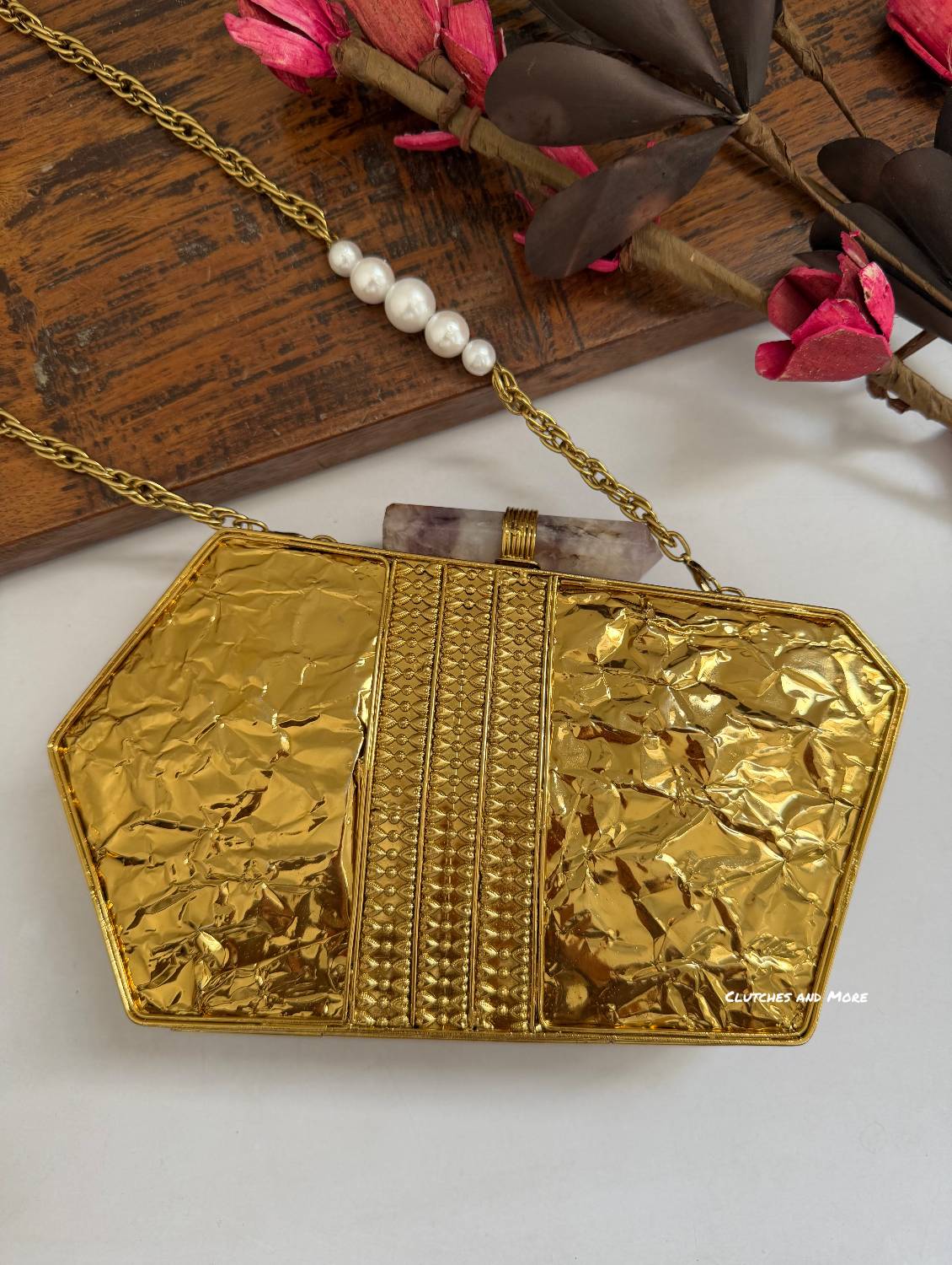 Oyster Mother of Pearl Luxury Clutch