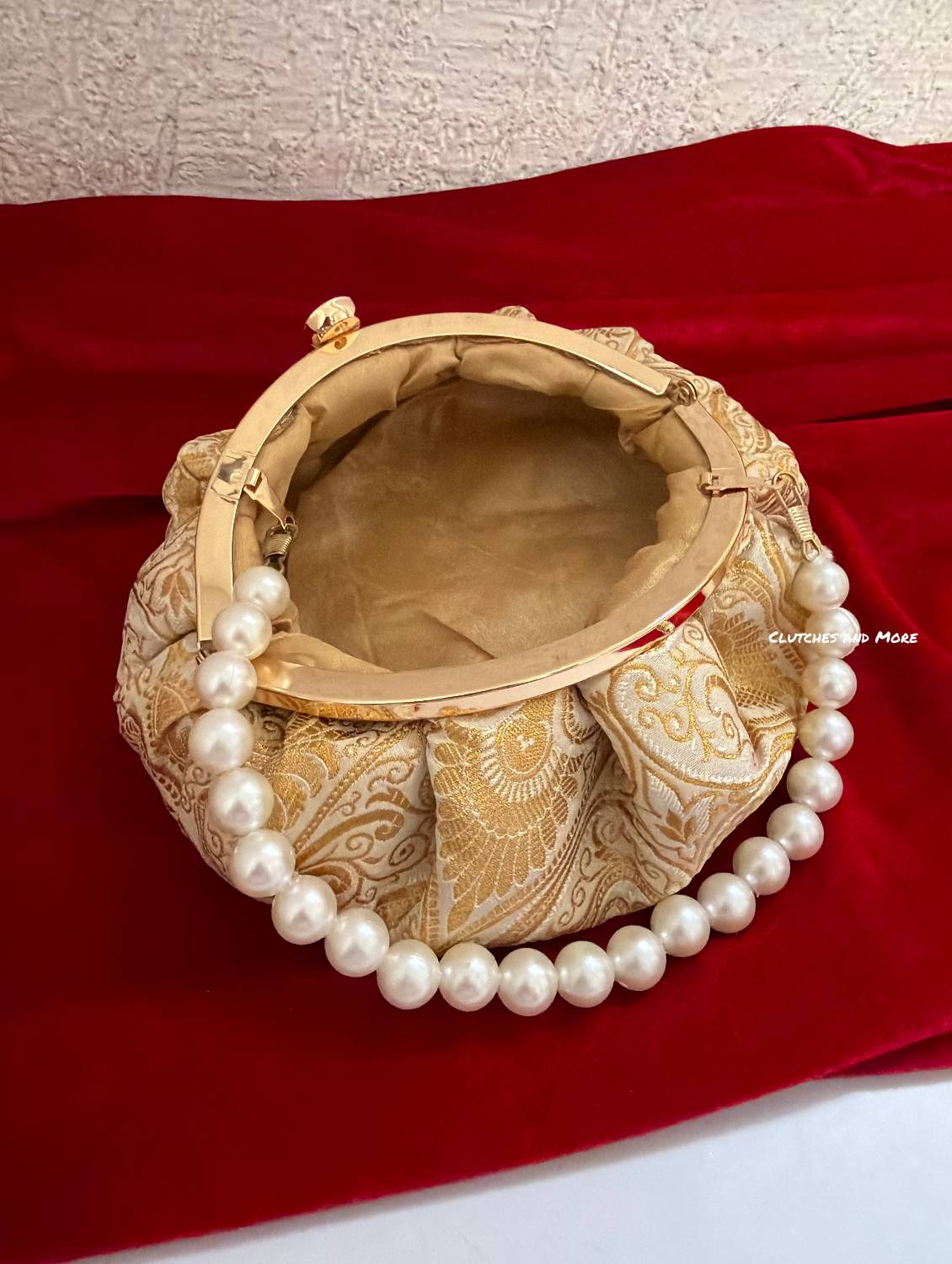 Banarsi Batua Bag Gold