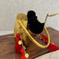 Ridhima Brass Clutch with Tassles (Red)