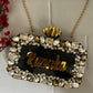 Dreamy Name Clutch Black