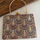 Rainbow Chikankari Bag Black Multicolored