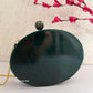 Moonstone Royal Resin Clutch Green