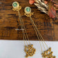 Jannat String Earrings Mint Green