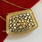 Kasika Kundan Brass Clutch Mini
