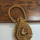 Mini Metal Triangle Ghunghroo Bag Gold