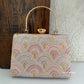 Rainbow Chikankari Bag Pink