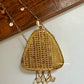 Mini Mother of Pearl Clutch Gold