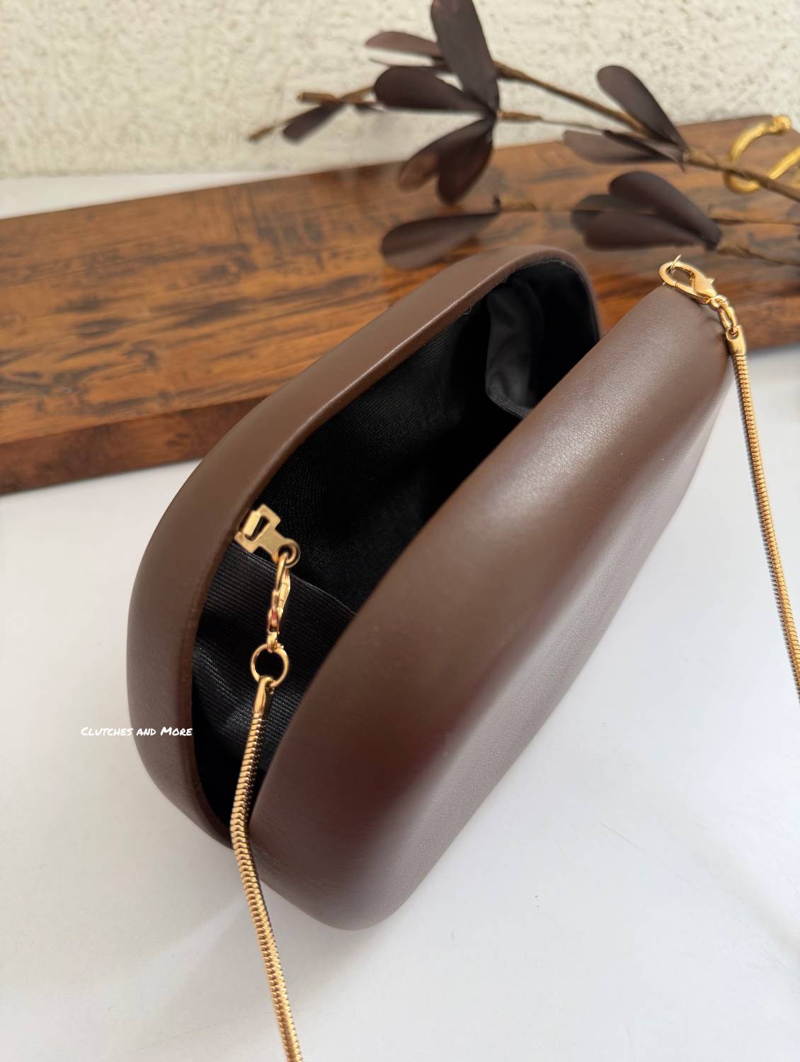 The ZARA Clutch Brown
