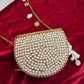 Boho Pearl Mini Shell Bag